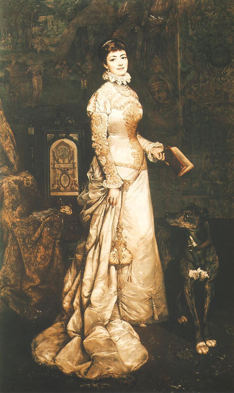 The portrait of Helena Modrzejewska